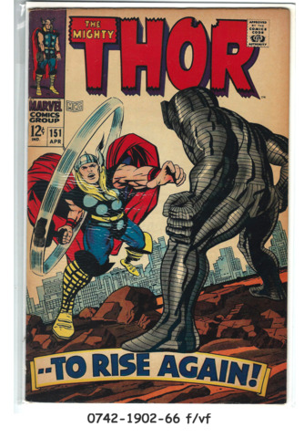 THOR #151 © April 1968 Marvel Comics